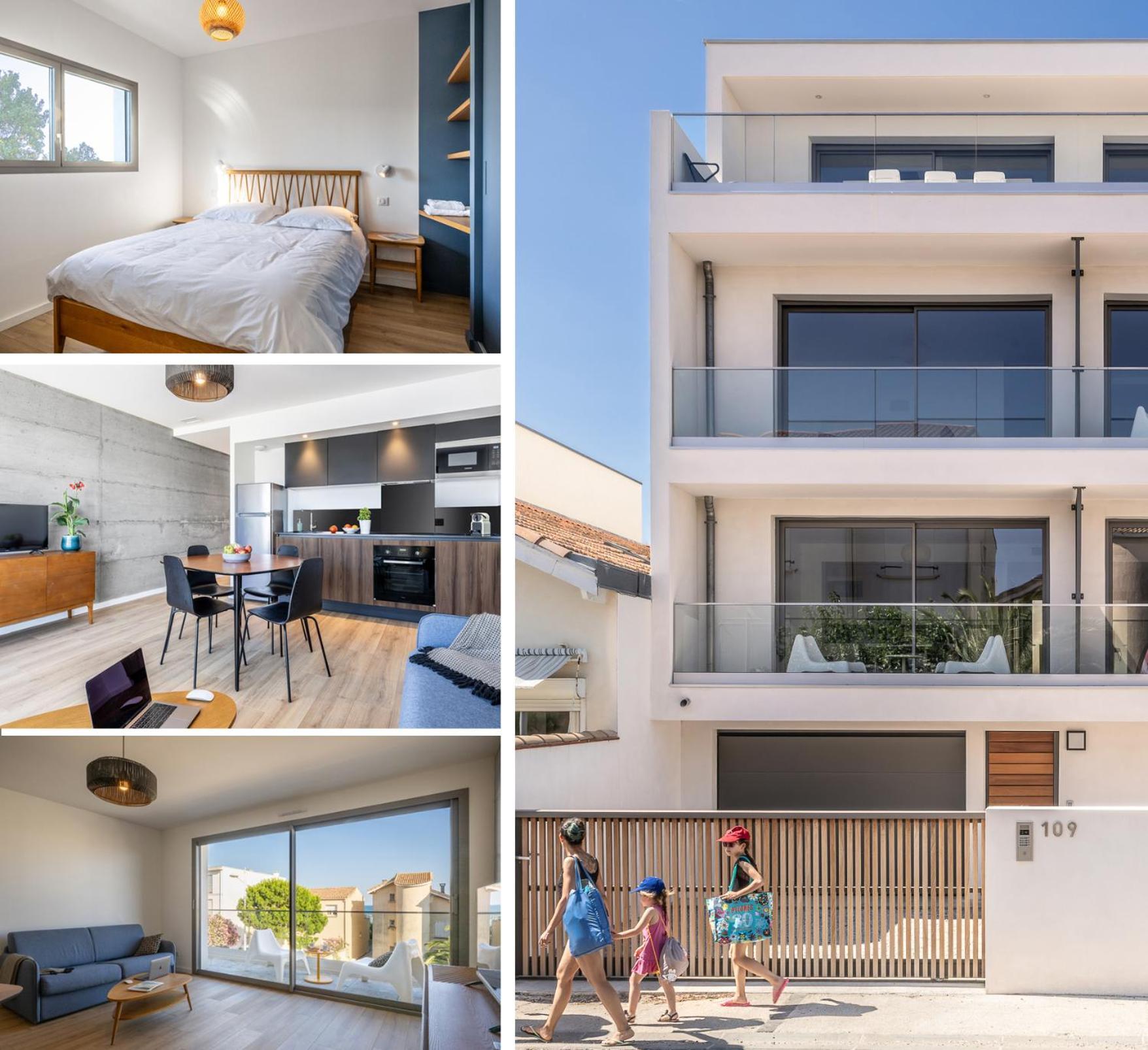 South-Of-France T2 Neuf Haut De Gamme, Climatise, Parking Gratuit, 2Eme Ligne Balcon 3 Карнон Плаж Екстериор снимка